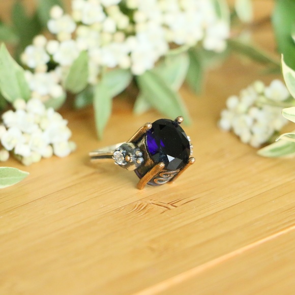 Sterling Silver Jade Stones Revers Rings - Picture 2 of 8